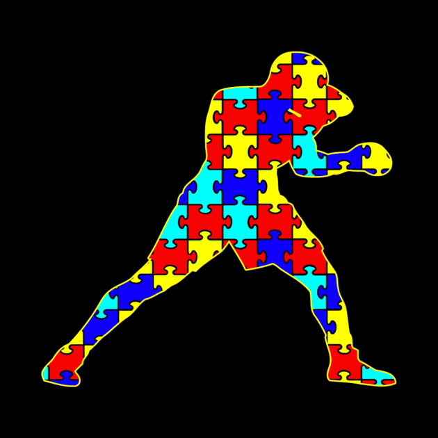 Boxing Autism Puzzle by Danielsmfbb