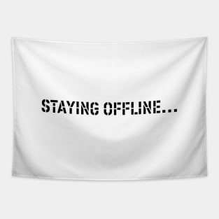 Staying Offline Digital Detox Tapestry