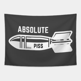 Absolute piss missile- a sports design Tapestry