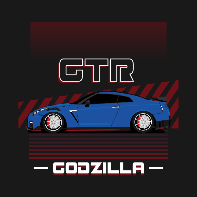 GTR R35 Godzilla jdm style by masjestudio