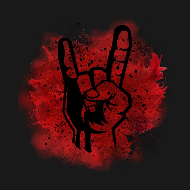 Horns up by unrefinedgraphics