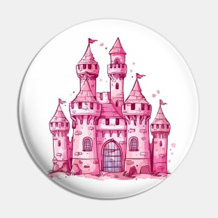 Magical Pink Castle Fairytale Princess Castle Queen Castle Pin