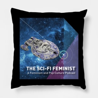 The Sci-Fi Feminist Podcast logo Pillow