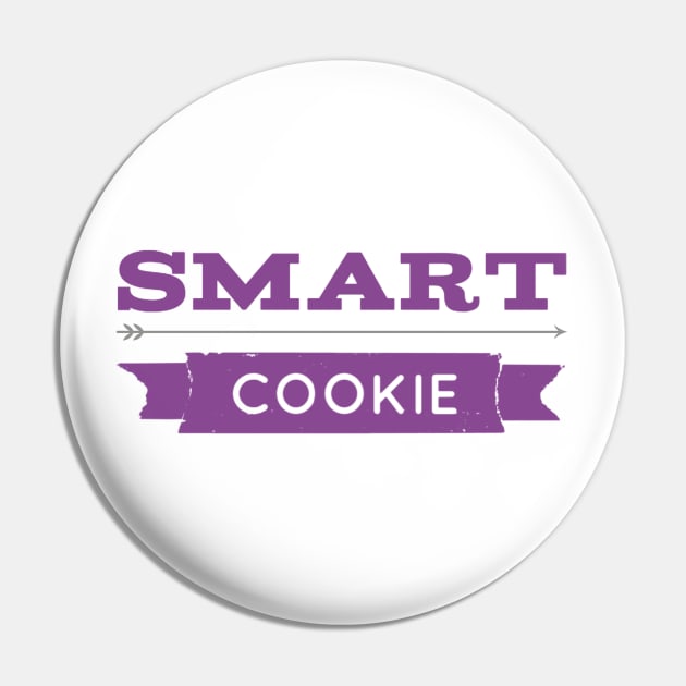 smart cookie purple Pin by BoogieCreates