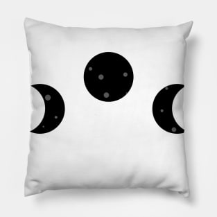 Full Moon Minimalist Design Pillow