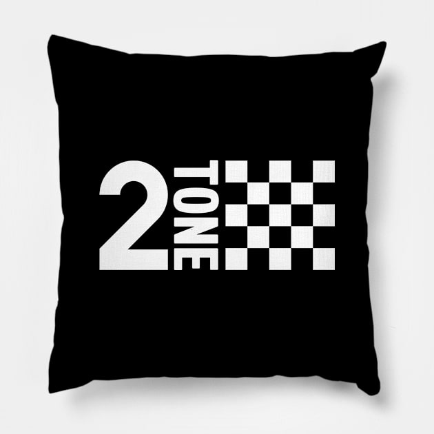 2 Tone Records Pillow by Timeless Chaos