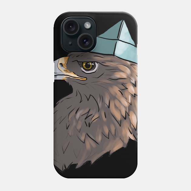 Paper Hat Eagle Phone Case by dakeos