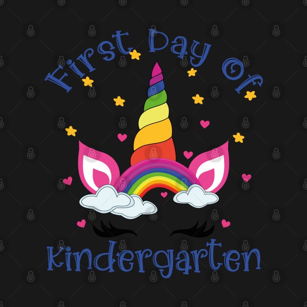 Cutesy Unicorn Face | 1st Day of Kindergarten by Estrytee