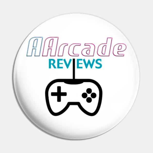 Arcade Reviews Logo Pin by aarcadereviews