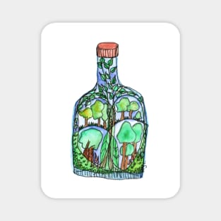 Treearium #6 - Bottle of Trees Magnet