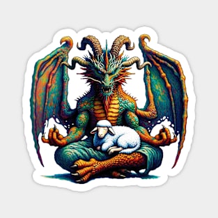 Dragon Meditation Magnet