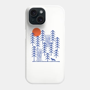 Wild Fox in the Woods Phone Case