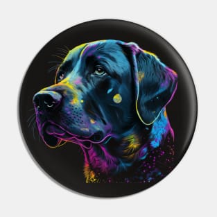 Black Labrador Retriever Pin