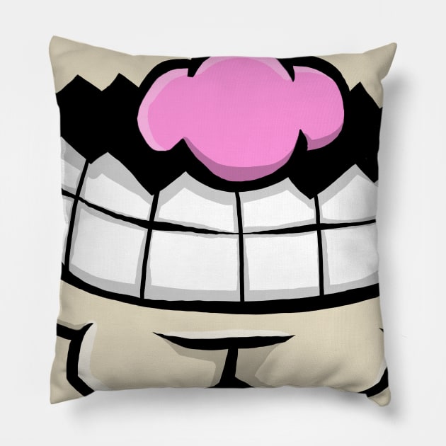 Bad Plumber Mask Pillow by kg07_shirts