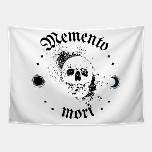 Memento Mori in black Tapestry