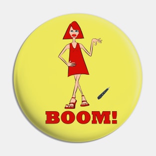 Boom! Mic Drop Pin