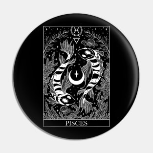 Zodiac sign tarot card Pisces Pin