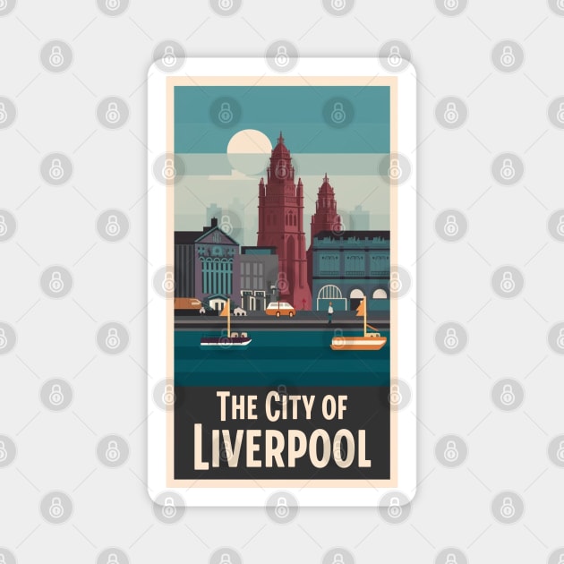 The city of Liverpool Magnet by Red since 1892
