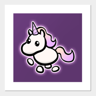 Adopt Me Unicorn Posters And Art Prints Teepublic Au - karinaomggamergirl fanclub roblox