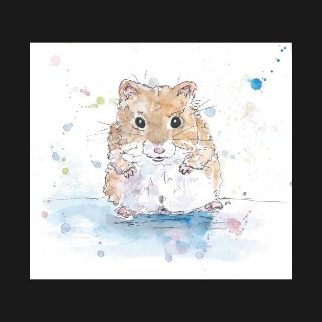 Syrian  Hamster by DebTheZeb