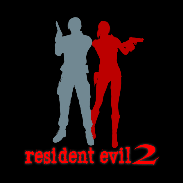 Resident Evil 2 - Leon and Claire by LazHimself