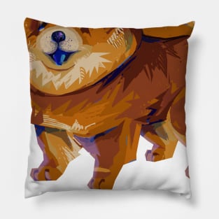 Cute Modern Chow Chow Dog Doggo Puppy - Vote Chow Chow 2020 Pillow