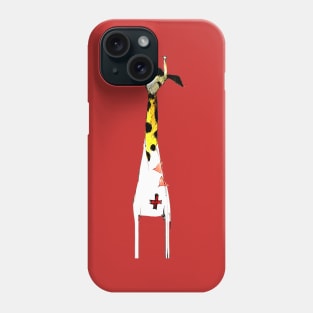 Giraffe red cross Phone Case