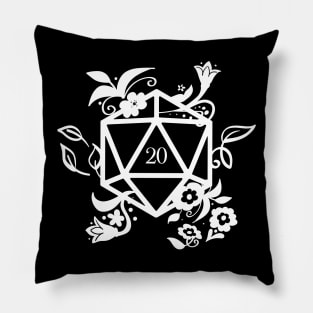 Polyhedral D20 Dice of the Druid Tabletop RPG Addict Pillow