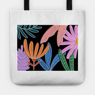 BRIGHT FLOWERS Tote