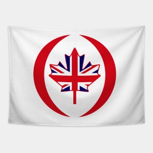 British Canadian Multinational Patriot Flag Series Tapestry