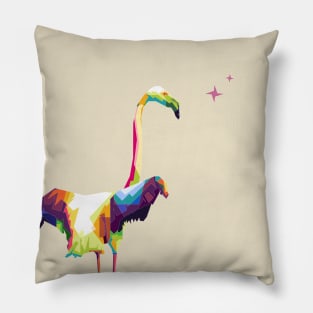 goose bird wpap pop art Pillow