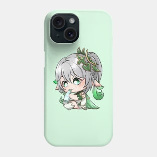 dendro archon chibi Phone Case