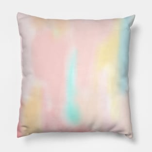 Pastel Fluid Painting Pillow