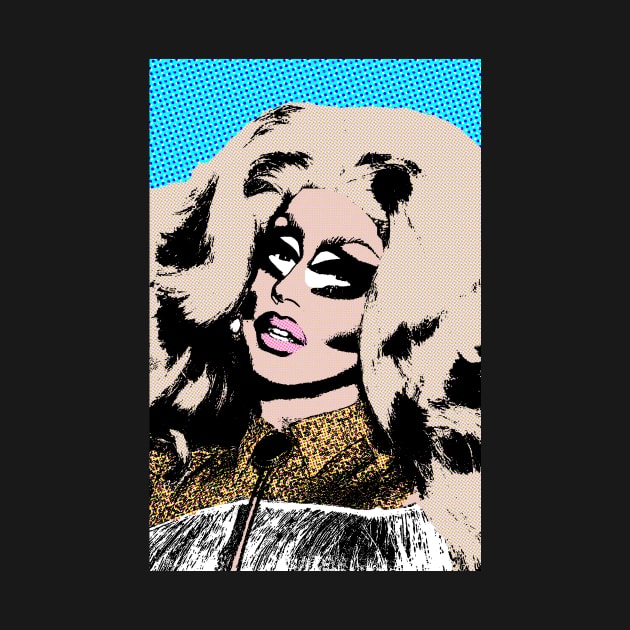 Trixie Mattel style pop art by soundofpopart