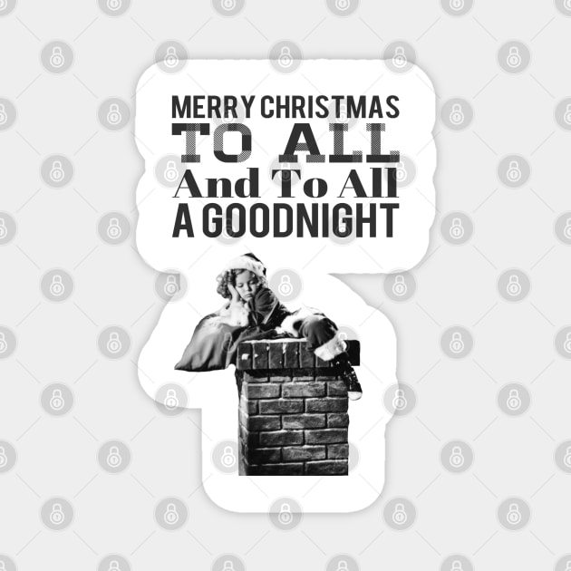 Shirley Temple Christmas Santa Magnet by RetroSalt
