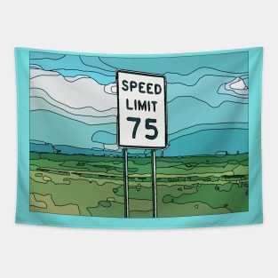 Speed Limit 75 Tapestry