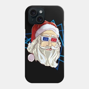 cool santa 3d Phone Case