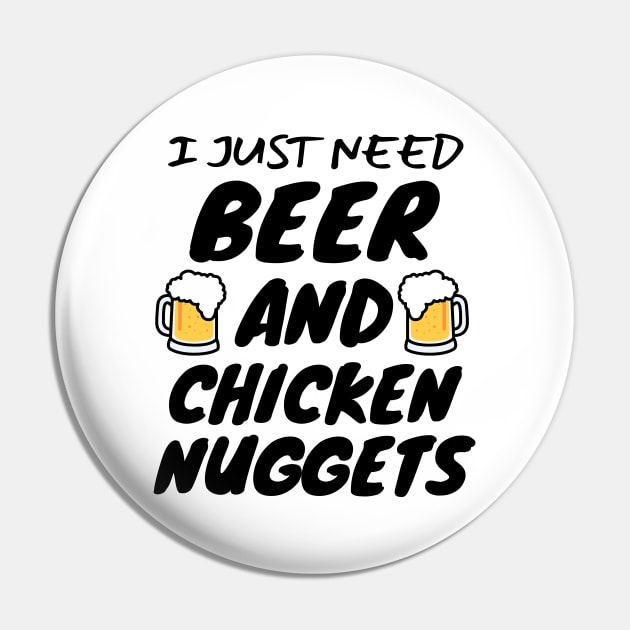 Beer And Chicken Nuggets Pin by LunaMay