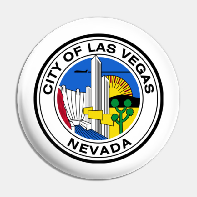 City Of Las Vegas Nevada Seal Las Vegas Souvenir Pin Teepublic Au