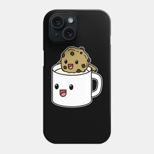 Chocolate Chips Cookie and Milk Phone Case