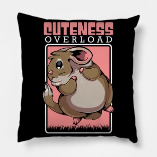 Chinchilla - Cuteness Overload - Cute Kawaii Rodent Pillow