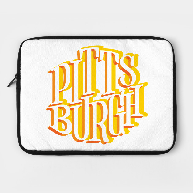 Pittsburgh PA Yellow Lettering Design