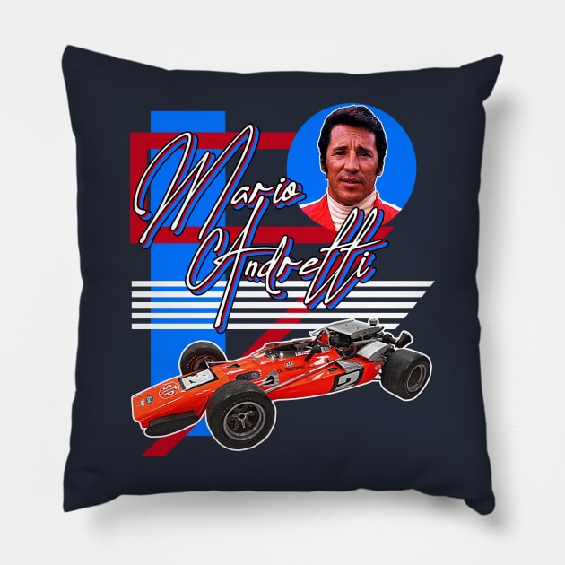 Andretti ))(( Indy Racing Legend Car Tribute Pillow by darklordpug