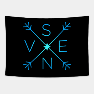 Sven Crossed Tapestry