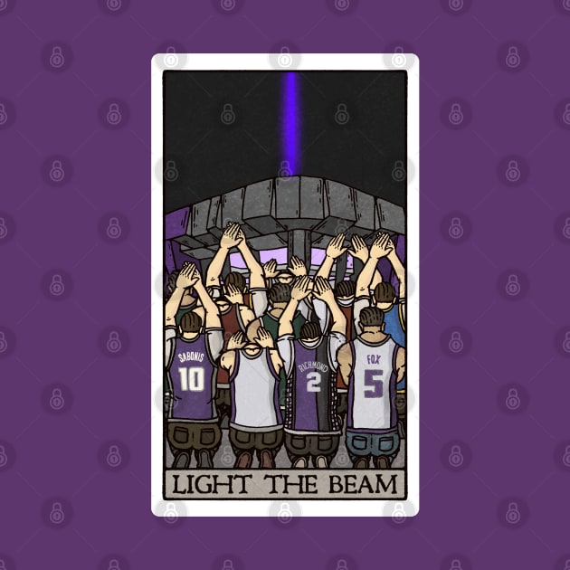 Light The Beam Tarot Card by rattraptees