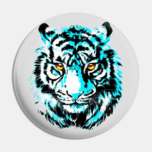 Vintage Tiger - Retro Tiger - Mint Tiger Pin