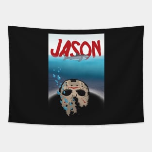 Jason Vs Jaws Tapestry