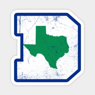 Dallas Texas D, basketball - Blue Magnet