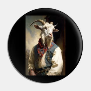 Billy Goat Classic Portrait Pin