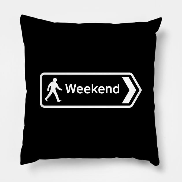 Weekend Pillow by Monographis